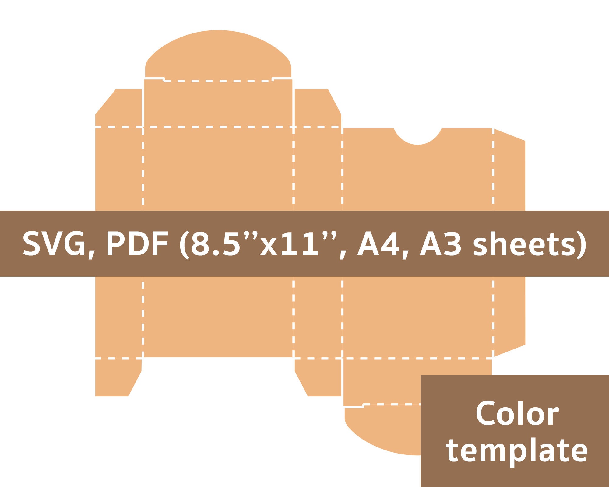 Playing Card Box Template Card Box Tuck Box Card Deck Box Etsy UK