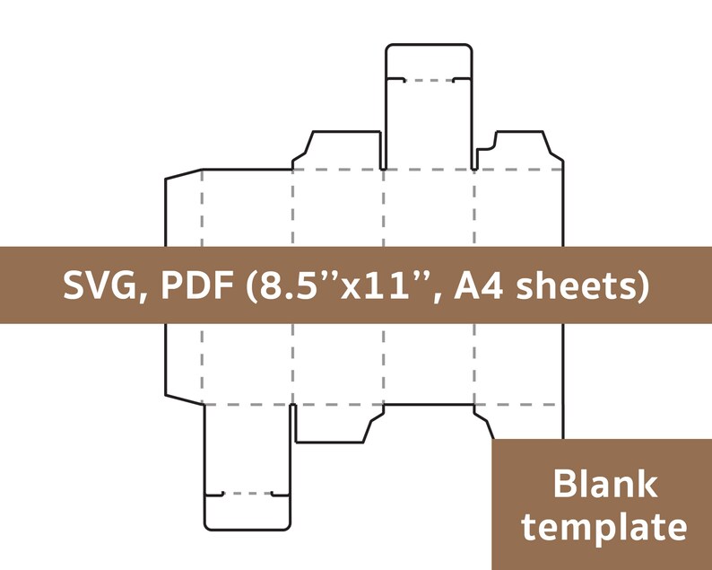 Wine Glass Box Template Champagne Flute Box Wine Glass Gift Etsy