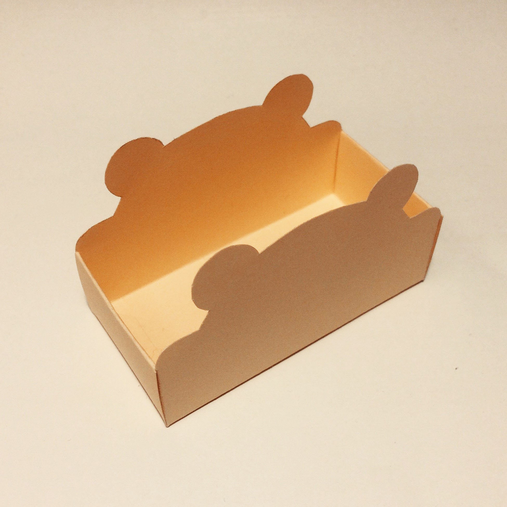 Bear box template teddy bear box bear tray bear shaped box | Etsy