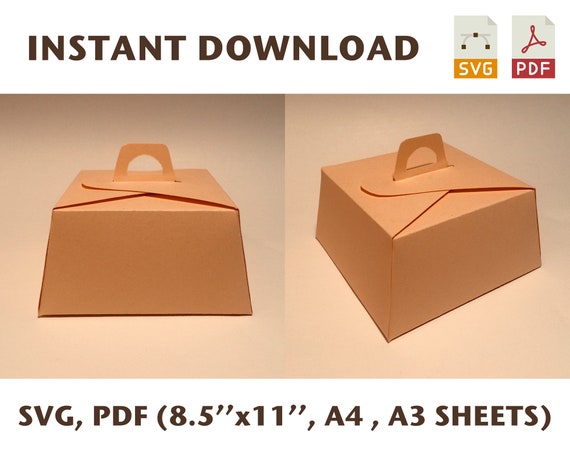 Free Free Cake Box Svg 594 SVG PNG EPS DXF File