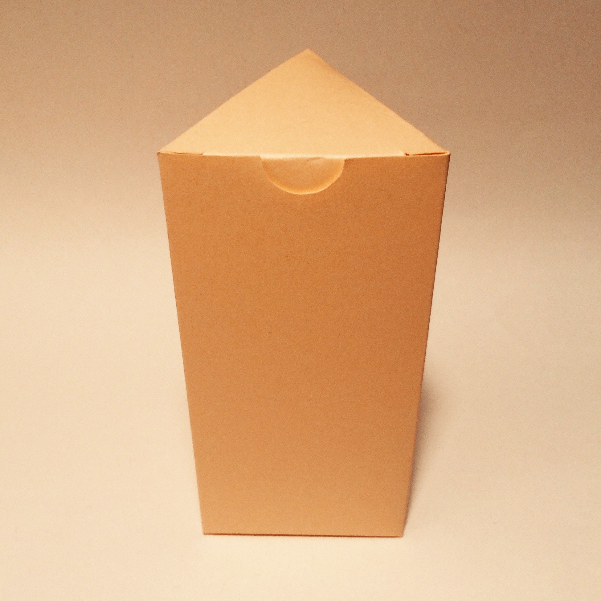 Triangle Box Template Triangle Gift Box Triangular Box Tall Etsy