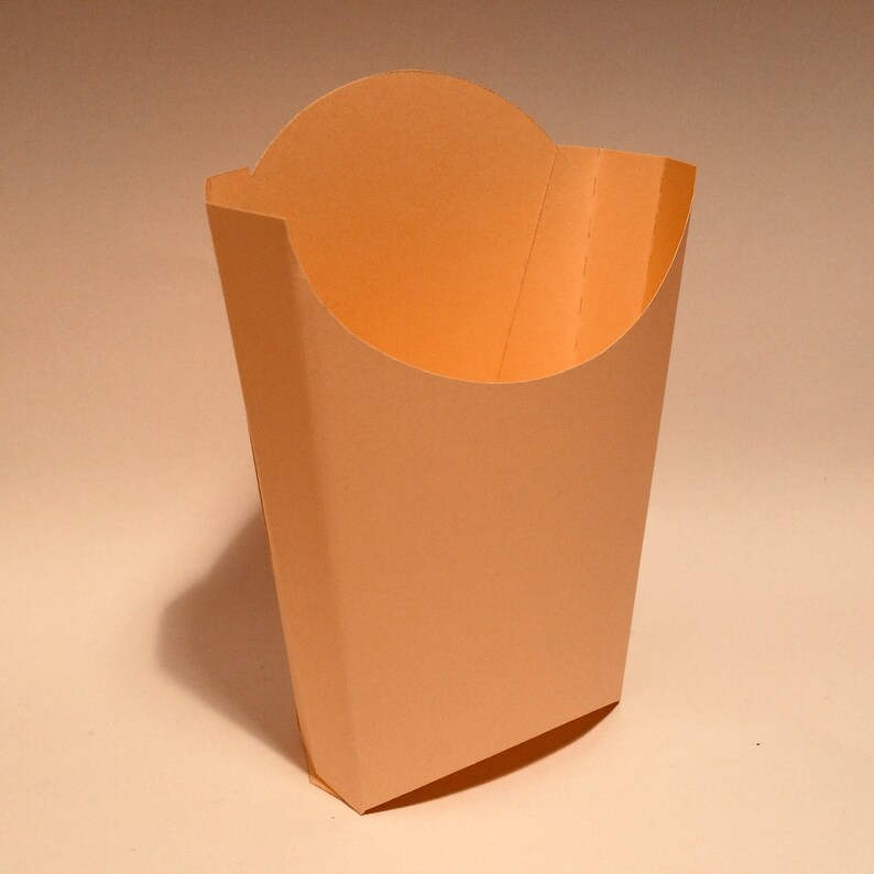 French fries box template french fry box chips box chip Etsy