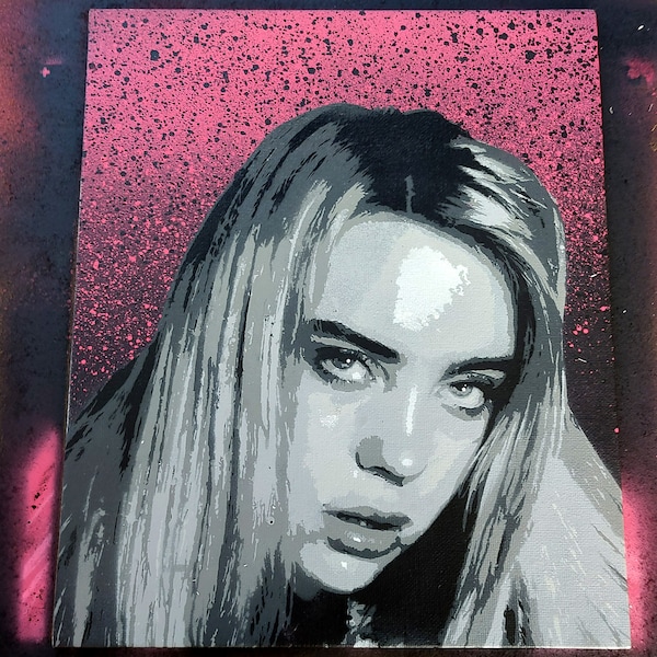 Billie Eilish Template Etsy