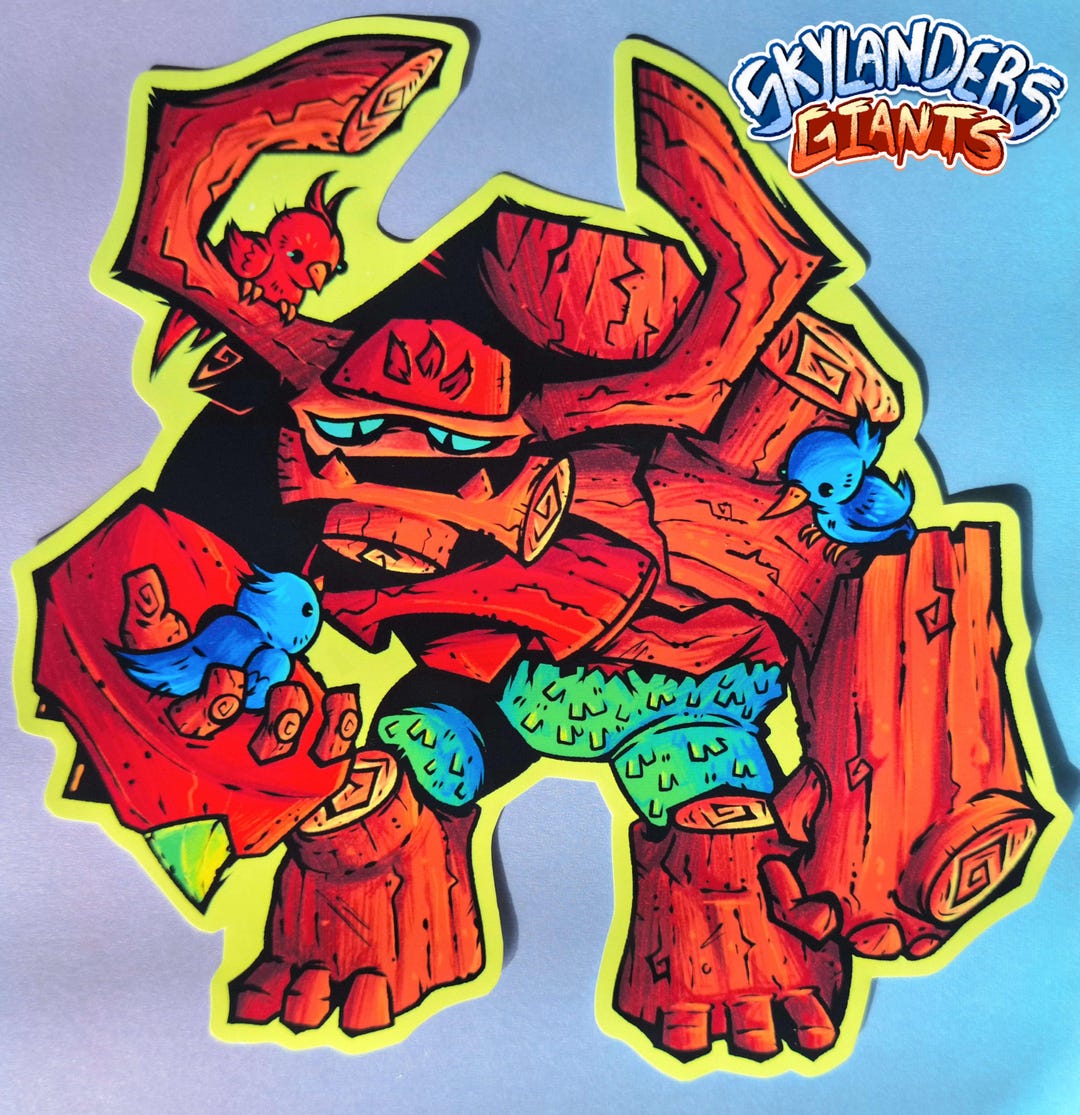 TREE REX- Skylanders GIANT Sticker! (1 Piece!) [large 13.5cm] - Etsy