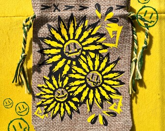Sunflower Seeds- Dice Storage Pouch Bag!!