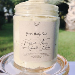 Organic Fenugreek + Neem Shea Hair Growth Butter