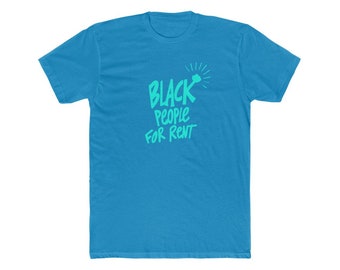Cotton Crew Tee / Black People for Rent 