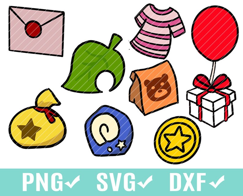 Download Animal Crossing Clip Art SVG Clip Art SVG PNG dxf Cutting ...