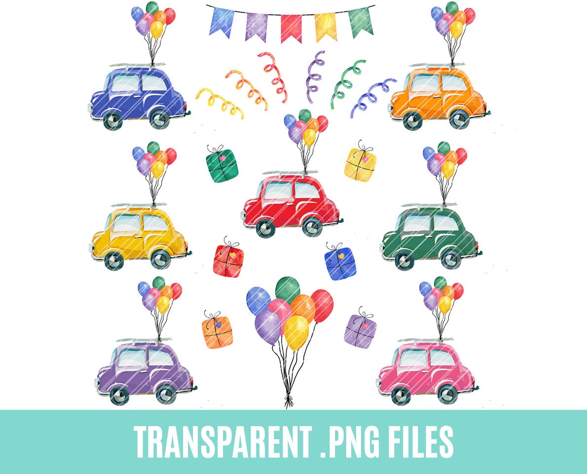 Download Drive By Birthday Parade Clipart Kids Quarantine Birthday Etsy