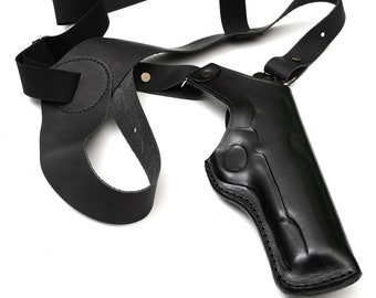 Leather Shoulder Holster For Desert Eagle - Vertical Posture - Genuine Leather