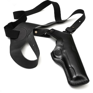 Leather Shoulder Holster Fits Sig Sauer P365, P226, P229, P320, P250, P238, P239, P938, 1911 - Brown or Black - Genuine Leather