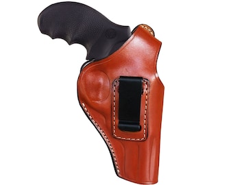 Leather Belt Holster Taurus 856 Defender or Taurus 605 357 Magnum