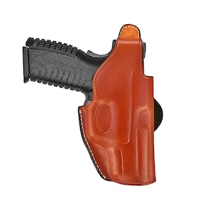 Paddle Leather Holster For Sig Sauer P226, P229, P320, P365, P250, P238, P239, P938, 1911 - Brown or Black - Genuine Leather