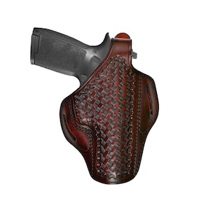 Colt 1911 Leather Holster - Korbgeflecht - 1911 Gürtelholster - Echtleder