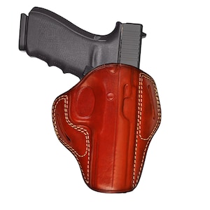 Leather Holster Fits Colt 1911 - Double Magazine - Fast Draw - Genuine Leather