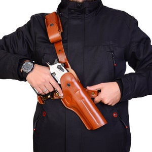 Colt 1911 Leder Brustholster - Echt Leder - 1911 Brustholster - Handgemacht