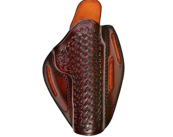 コルト パイソン 357 マグナム 6インチバレル用レザー OWB