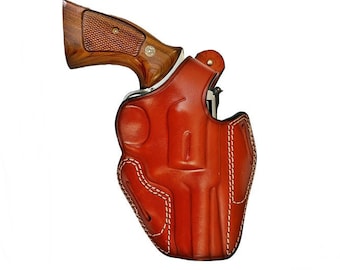 Leather Holster Fits Colt King Cobra or Colt Python .357 Magnum  - Genuine Leather - Revolver Leather Holster