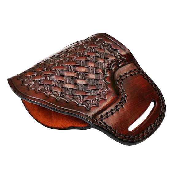 Kimber Micro 9, 1911 .45 ACP Pancake Leather Holster - Genuine