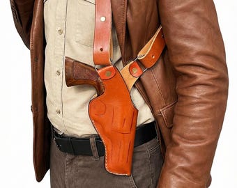 Leder Schulterholster passend für Ruger SP101 oder SP101