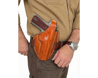 Colt 1911 or Defender Leather Holster - Premium Leather