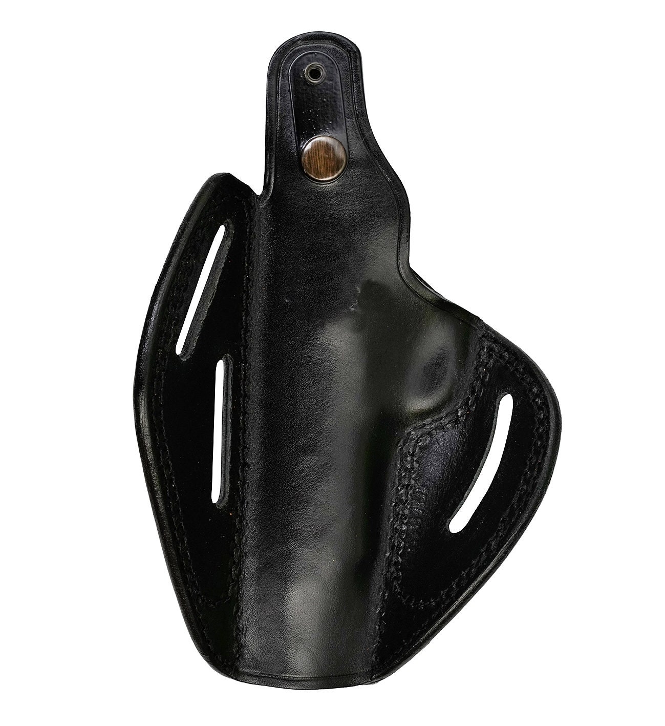 Leather Holster For Colt 1911 - Basket Weave - 3 Slot Belts - Genuine Leather - Thumb Break
