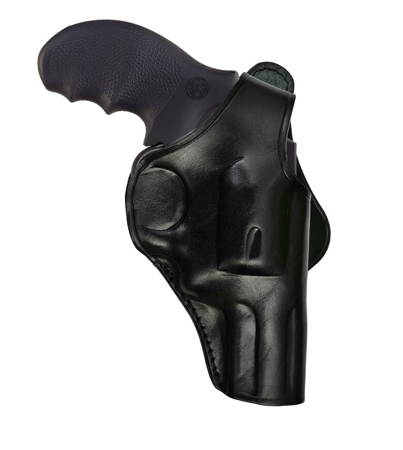 Leather Paddle Holster Fits Ruger GP100 & SP101 image 7