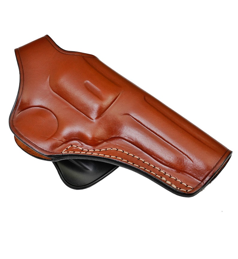 Ruger GP100 Paddle Leather Holster Brown or Black Genuine Etsy