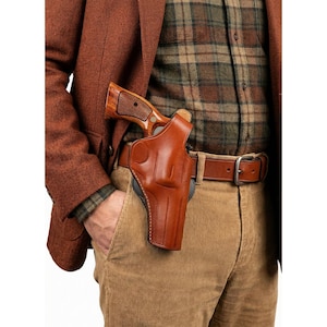 Paddle Leather Holster Fits Taurus Model 856, 605, 692, 82