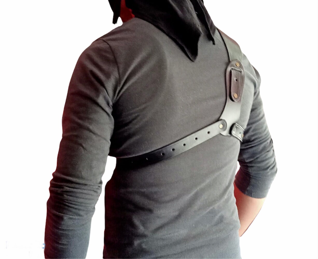 Colt 1911 Leather Chest Holster Genuine Leather 1911 Chest Etsy