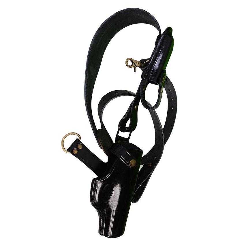 Leather Chest Holster for SW Model 686 357 Magnum 6 Shot Etsy