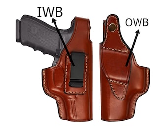 Funda de cuero para Springfield XD 40, XD 45, XDS45, XDM, 1911 - Cuero genuino