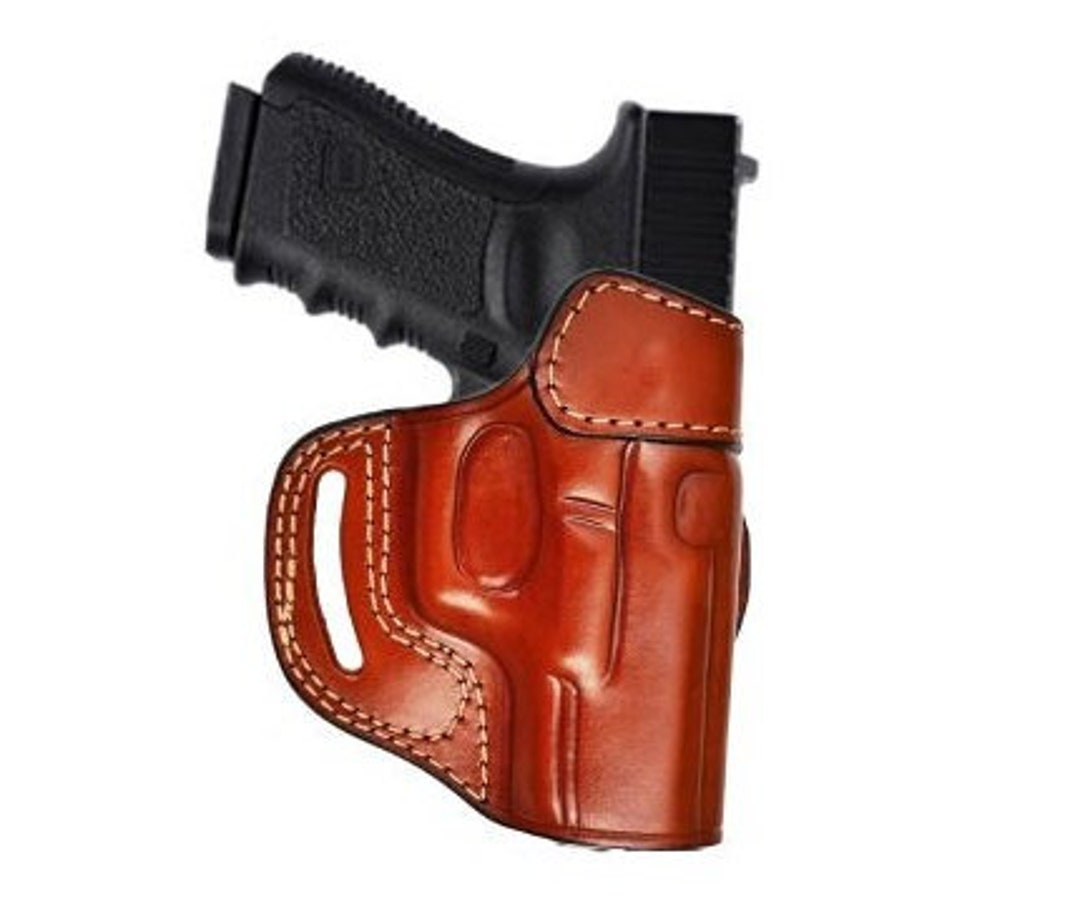 Leather OWB Holster Fits CZ 75B, 75D, SP01, P01, P07, P10S, Shadow 2