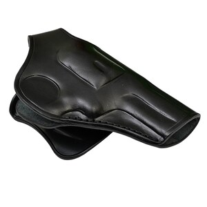 Leather Paddle Holster Fits Ruger GP100 & SP101 image 8