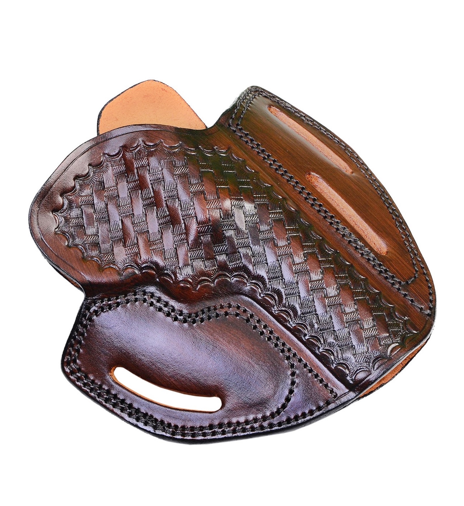 Taurus 856 Defender 3 Barrel Leather Holster Basket Etsy