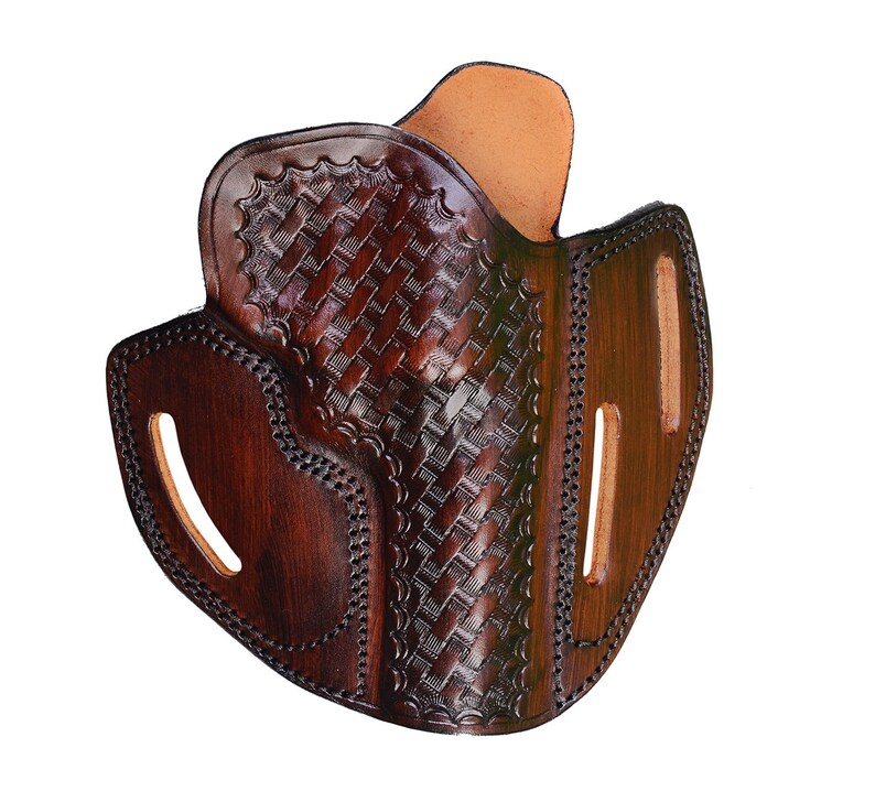 Taurus 856 Defender 3 Barrel Leather Holster Basket Etsy