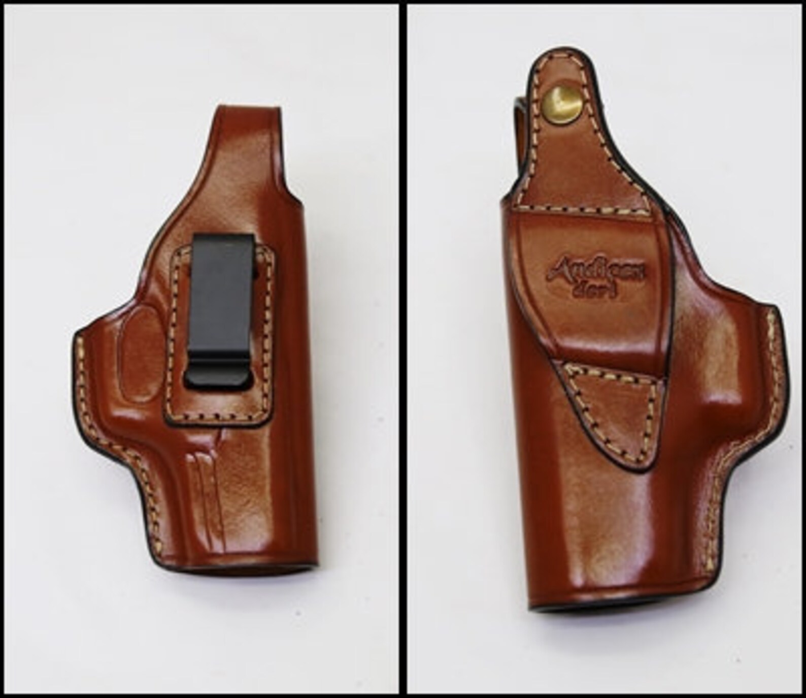 Kimber Micro 9 Leather Holster Brown or Black Right and Left Etsy