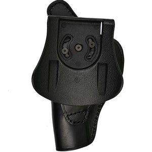 Leather Paddle Holster Fits Ruger GP100 & SP101 image 10