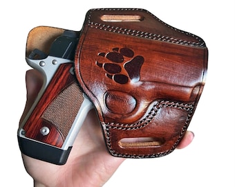 Funda de cuero hecha a mano: Springfield XD, XDS, XDM, 1911 - Fast Draw