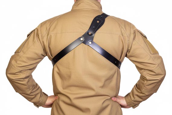 Leather Chest Holster Fits Beretta F92 92FS M9 92X Px4 Strom