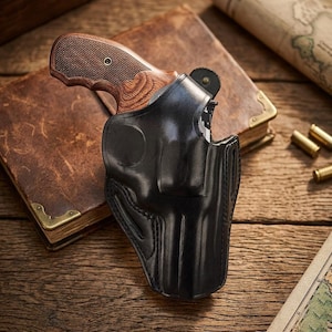 Leather Holster fits Ruger GP100, Premium Leather, Right Hand