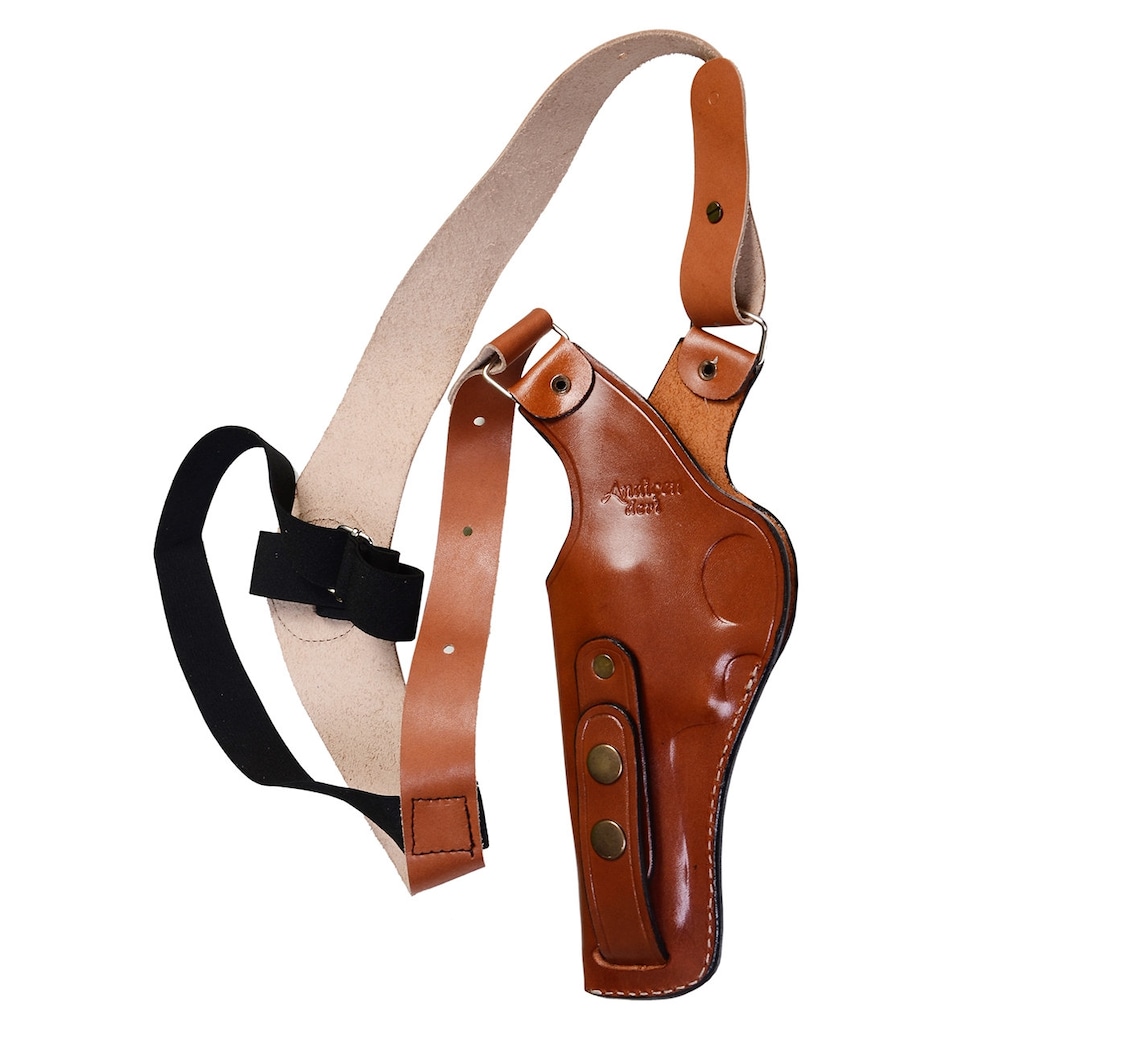 Colt Python 357 Magnum Shoulder Leather Holster Brown or Etsy