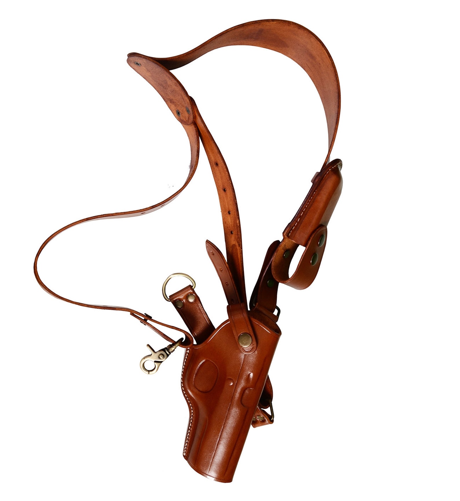 Colt Python 357 Magnum Leather Chest Holster Brown or Black Etsy