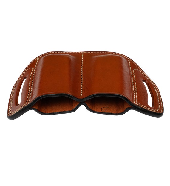 シングルスタックマガジン用ダブルマガジンポーチ、ベルト用 OWB