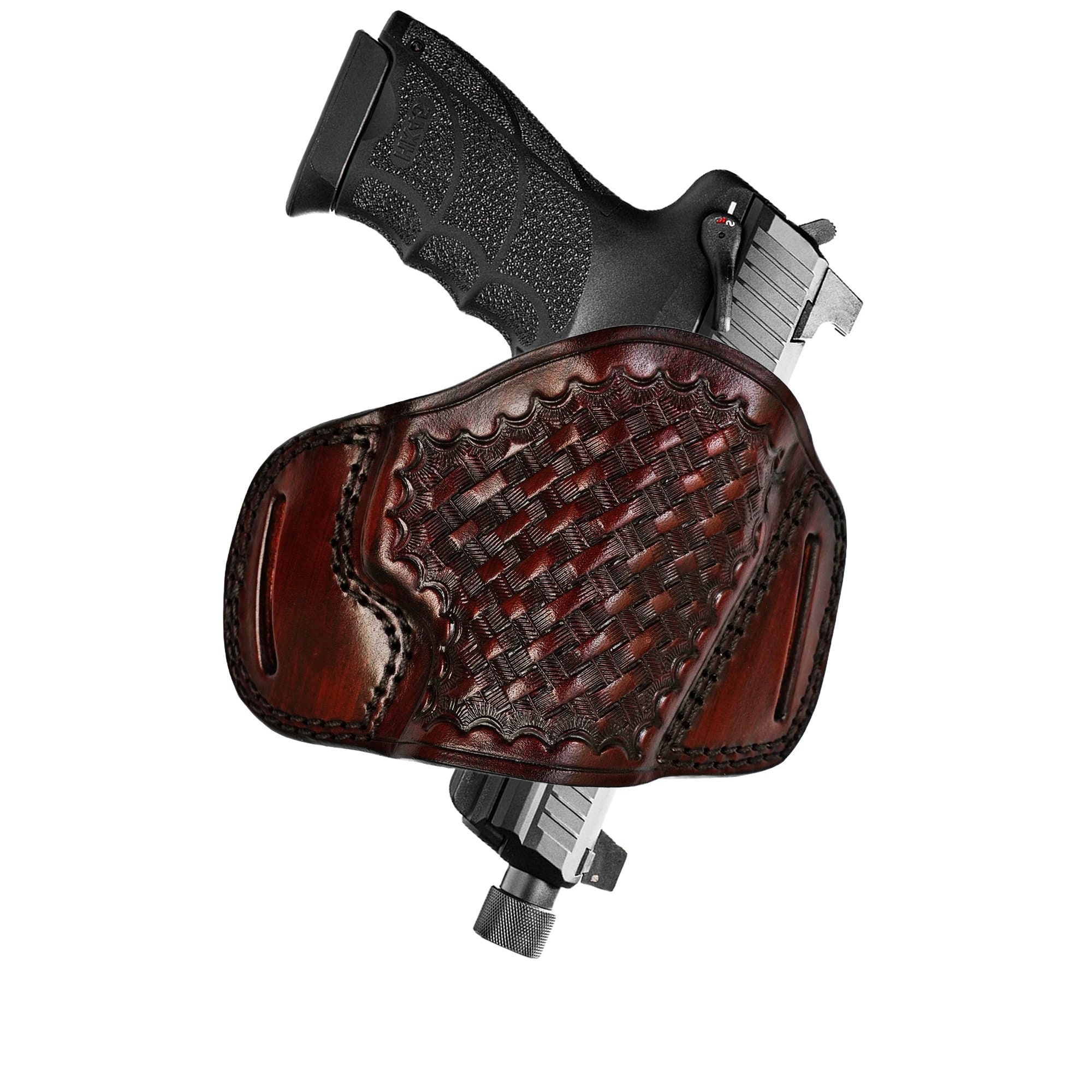 Fondina In Pelle Taurus G2 PT111, G2C, G2S - Marrone O Nero, Vera - Foto 8