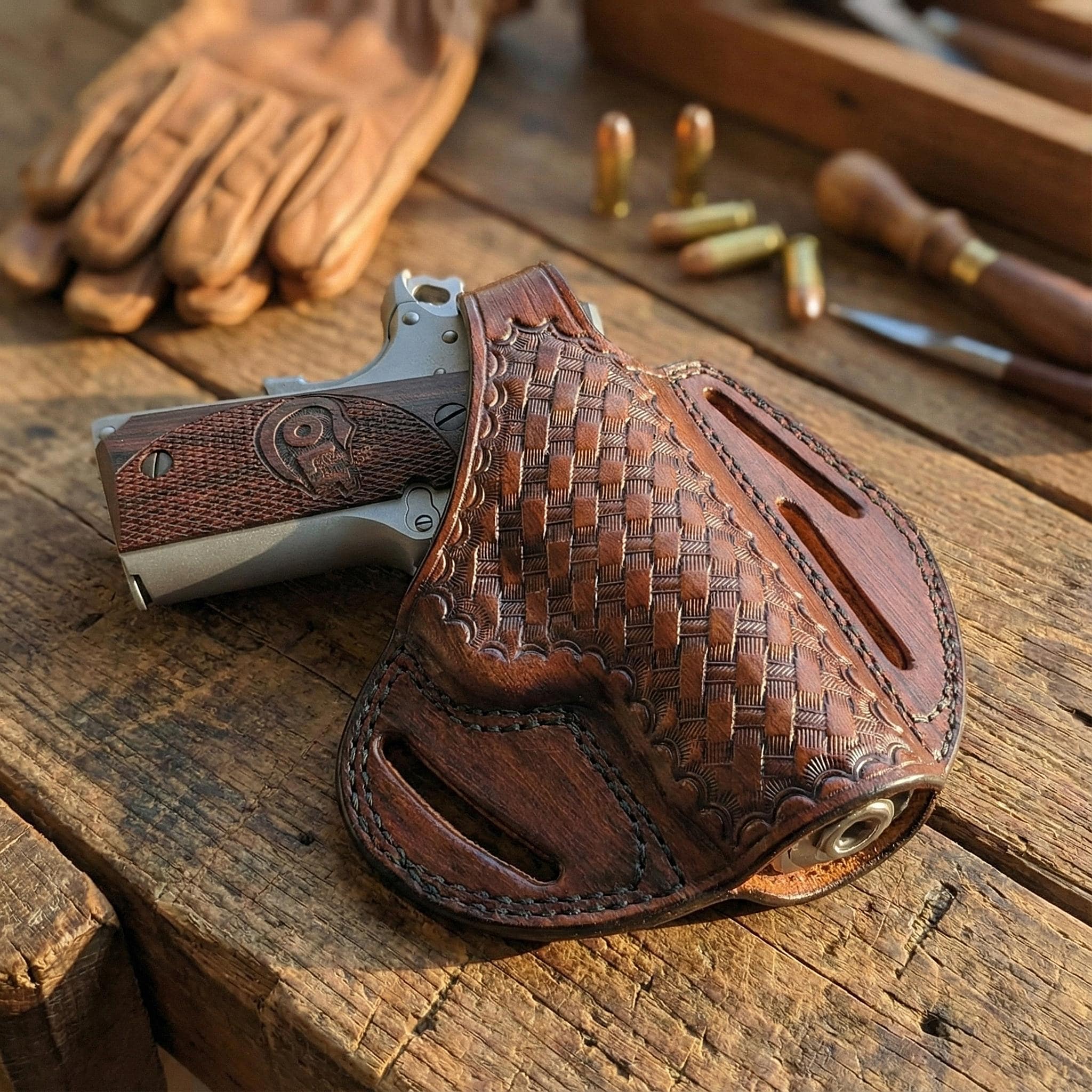 Beretta F92, 92FS, M9, 92X, Px4 Strom Leather Holster - 3 Slot