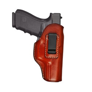 Taurus G2 PT111, G2C, G2S IWB Leather Holster - Clips & Concealment - Genuine Leather