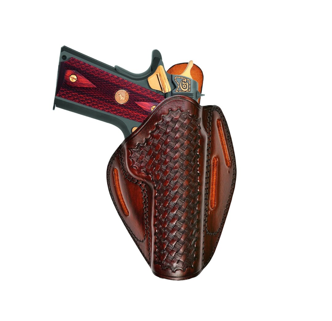 Leather Gun Holster for Ruger SR1911 P85 SR9 LC9 Security Etsy