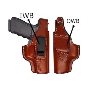 Funda de cuero OWB-IWB para Sig P226, P229, P320, P365, P250, P238, P239, P938, 1911
