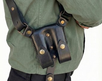 thumbnail image 2 of Pro Carry Leather Shoulder Holster For Kimber Micro Carry 9 – Left Or Right Hand – PCSH0291 2 of 4